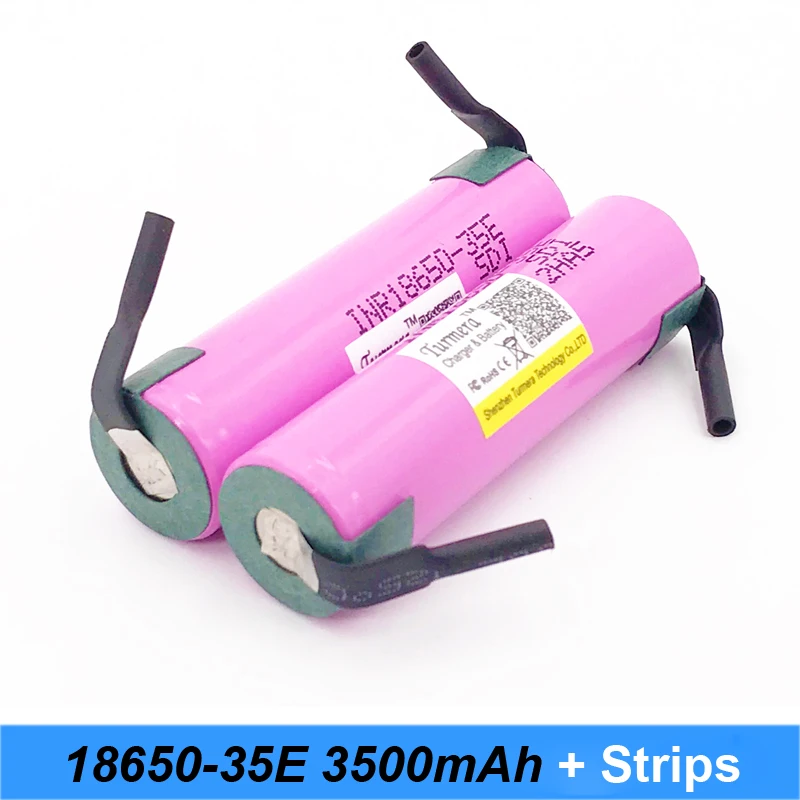 Аккумулятор 18650 35e Turmera для E-bike 3500 мАч 13A INR18650 35E bycle аккумулятор отвертки внешний |