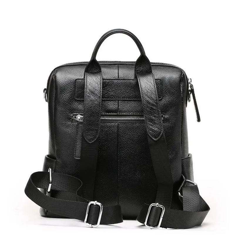 Модные рюкзаки для женщин из натуральной кожи школьная сумка девочек женские