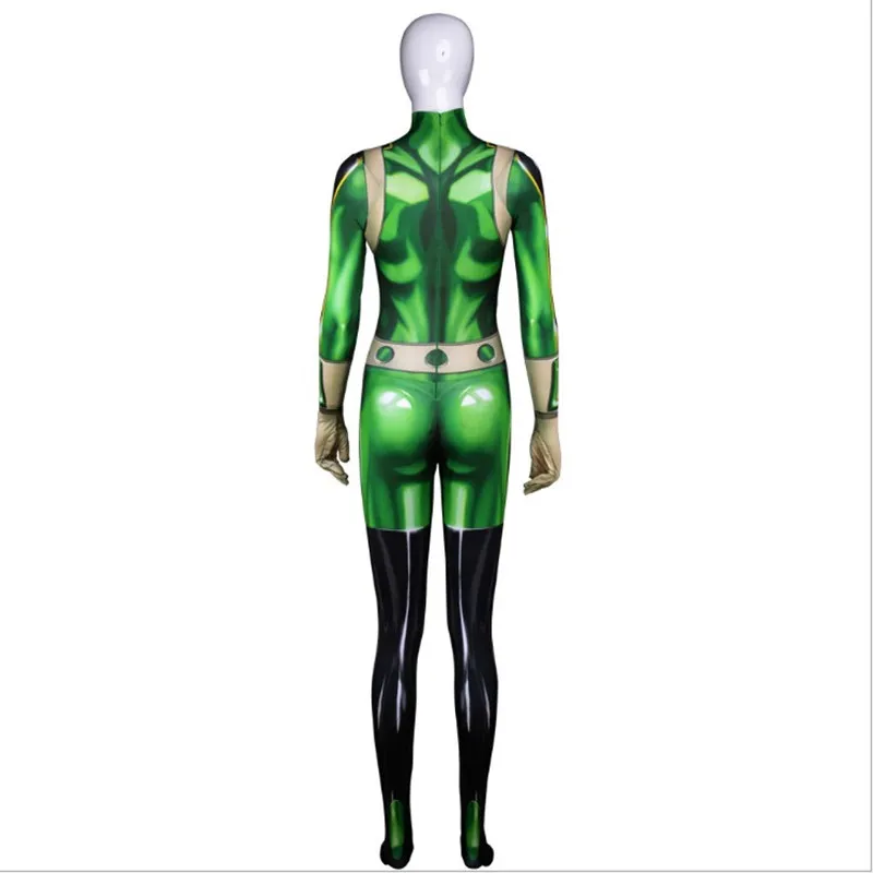 Аниме Мой герой академические круги Boku no Hero academic Asui Tsuyu Zentai женский 3D боди костюм