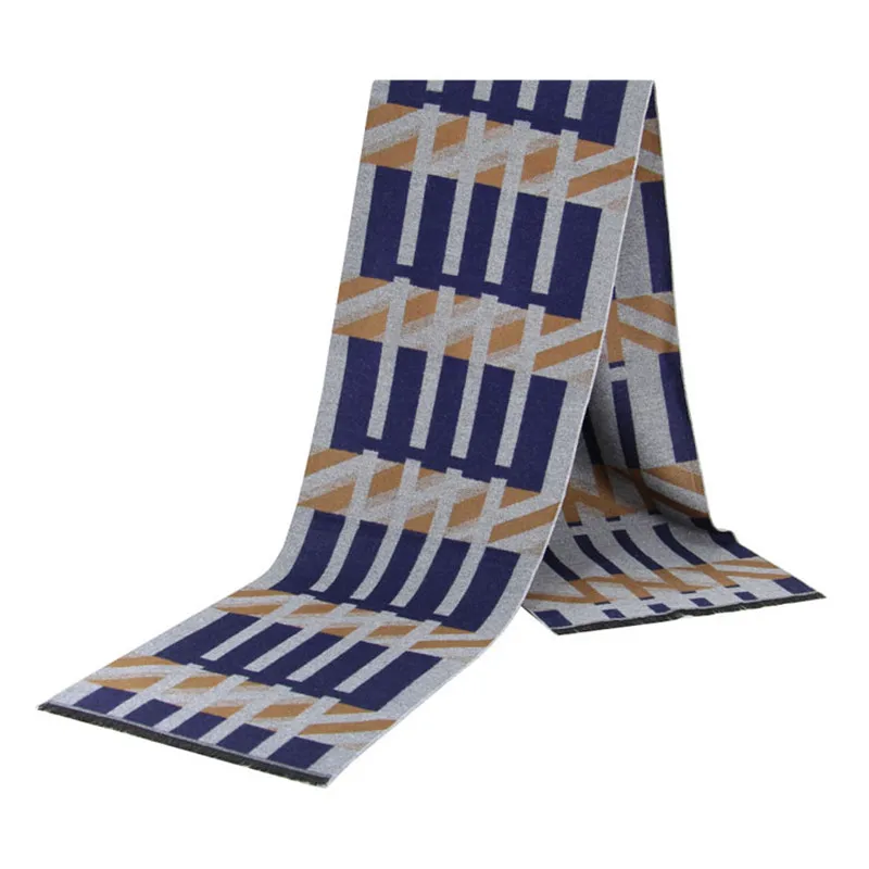 Шаль с эффектом омбре для мужчин и женщин шарфы из смеси кашемира градиентом