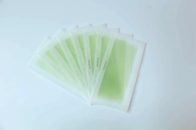 10 шт. рулонные восковые полоски для удаления волос регулировка ног и лица Прямая