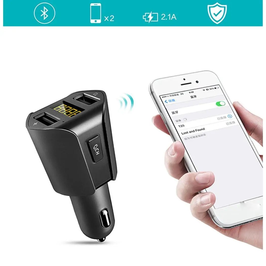 Автомобильный Mp3 Bluetooth музыкальный плеер громкой связи FM 10 передатчик MP3/WMA все