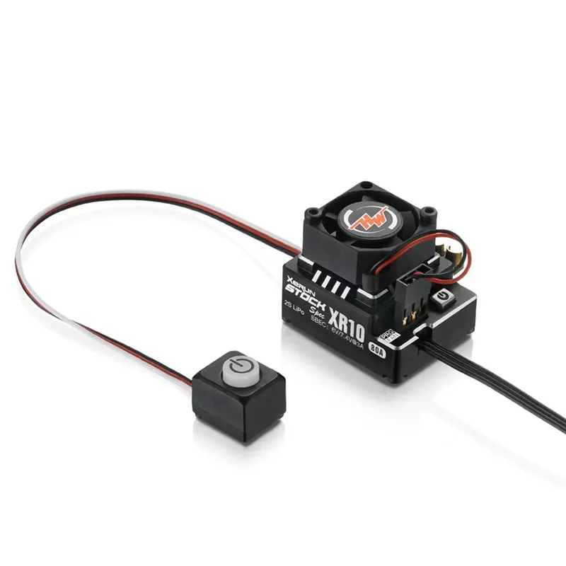 Hobbywing XeRun XR10 PRO STOCK SPEC 30112401 80A 2s бесщеточный сенсорный ESC для 1/10 гоночных автомобилей