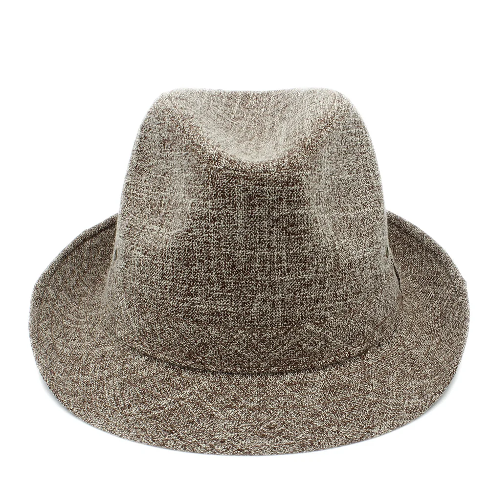 Мужская Летняя Пляжная Шляпа федора шляпа трилби от солнца для мужчин Гангстер