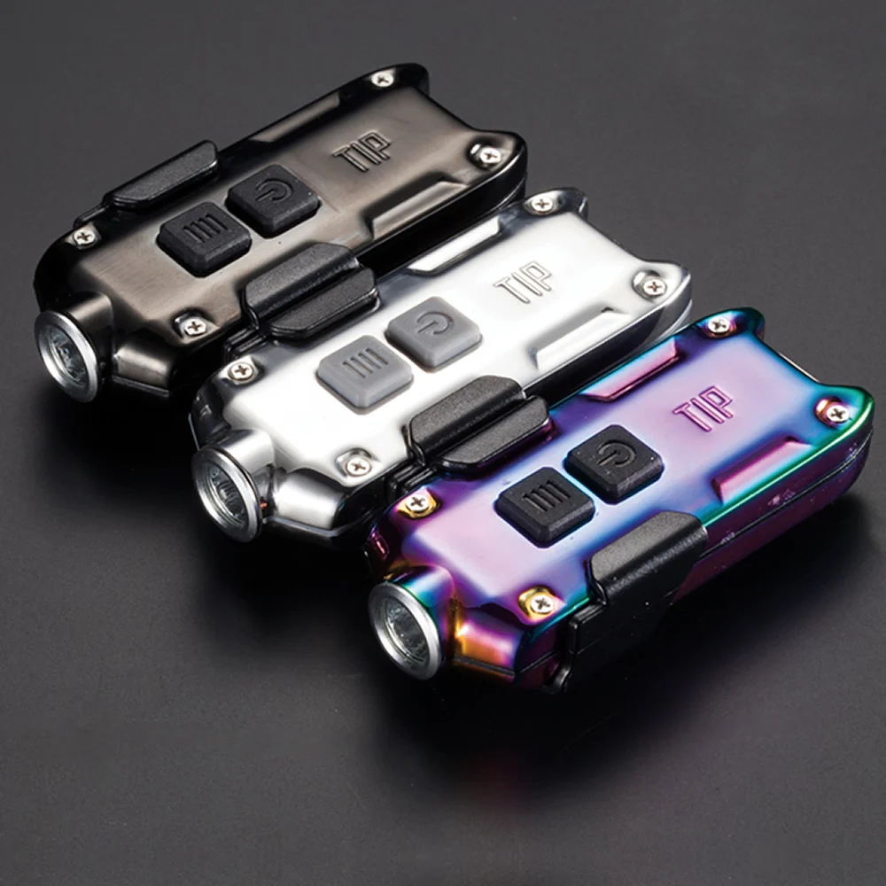 Новый NITECORE TIP SS металлический брелок из нержавеющей стали с зажимом USB