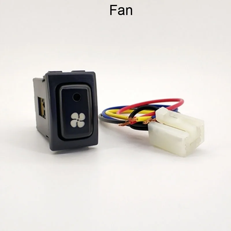LED Spot Light Radar Parking Sensor Camera Recorder Monitor Fan Tailgate Trunk Switch Button Wire For Suzuki Hustler | Автомобили и