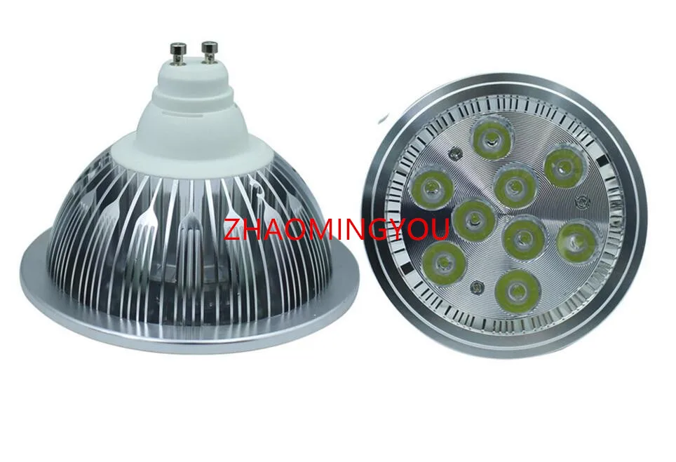 GU10 цоколь E27 7 Вт 9 12 15 AC 85 265 в светодиодный светильник AR111 Светодиодный CREE Chip лампа