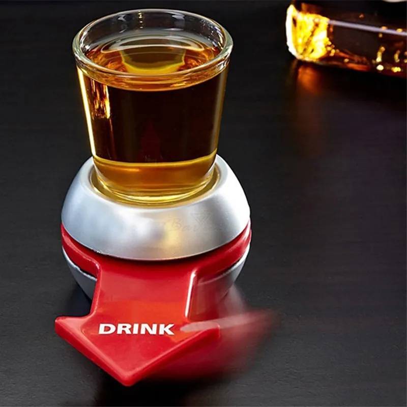 hot sale novely creative Drink Turntable Toys Bar Entertainment Tool Party products arrow funny gifts spin the shot game | Дом и сад