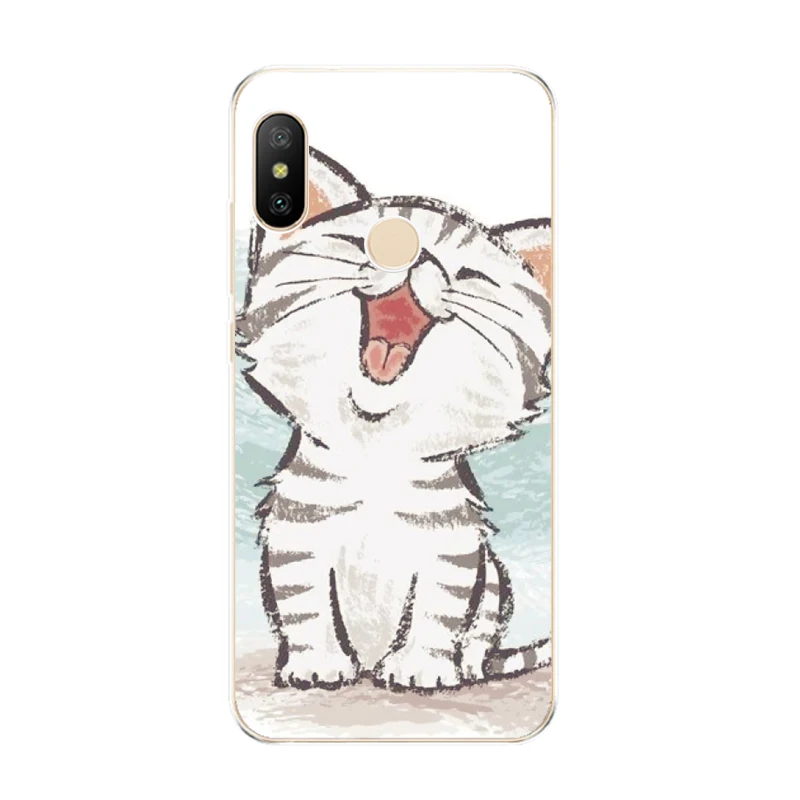 Мягкий силиконовый чехол для Xiaomi mi A2 LITE, чехол с полной защитой, мягкая задняя крышка из ТПУ, чехол для телефона s для Xio mi A2 LITE, бампер