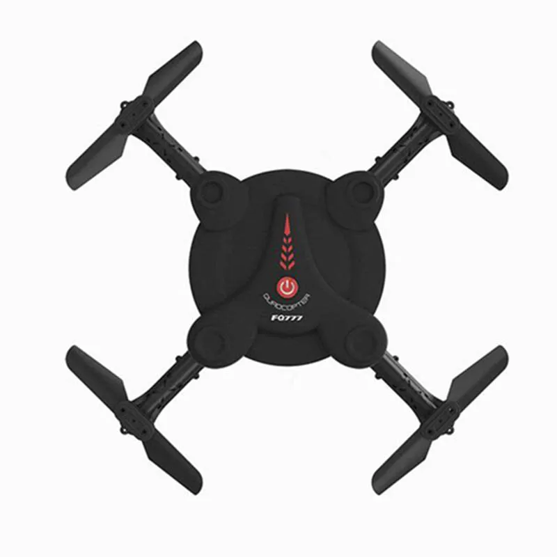 Upslon FQ17W складной карманный Drone Quadcopter Дрон RTF Wi Fi FPV системы Камера 0.3MP 2.4 г rc вертолет