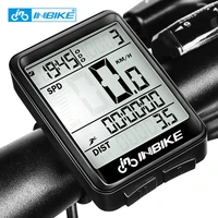 inbike rainproof mtb bike computer bicycle speedometer wireless wired odometer cycling watch led screen measurable stopwatch