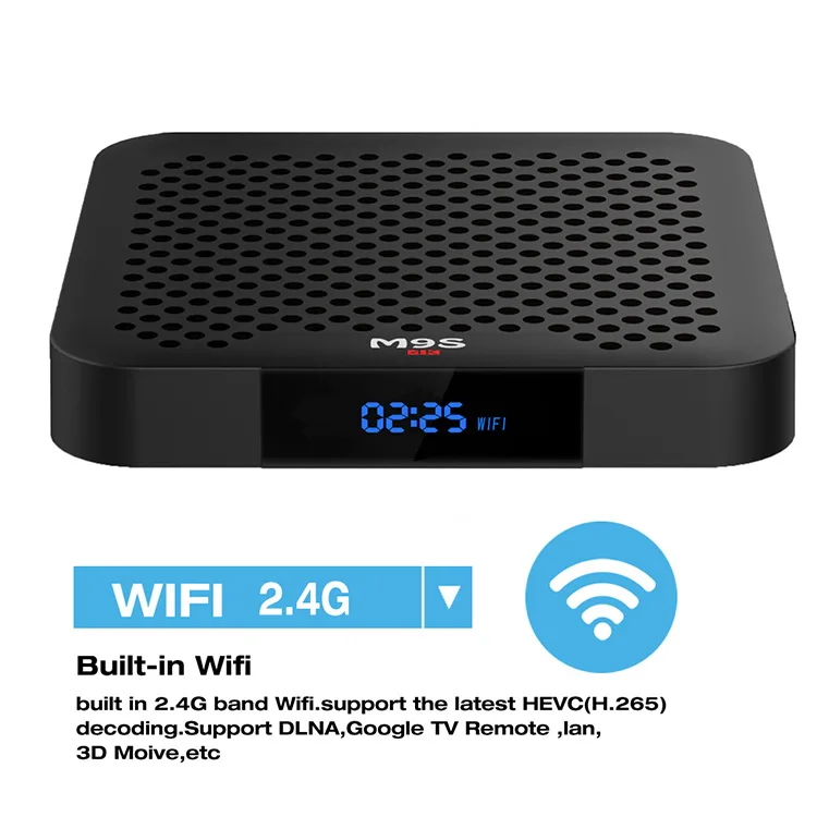 M9S J2 Android 8,1 ТВ коробка 4 Гб+ 32 ГБ Встроенная память RK3228 1080 P 4 ядра Smart ТВ коробка 2,4 г WI-FI 4,0 Bluetooth 4 K HD GooglePlay медиа