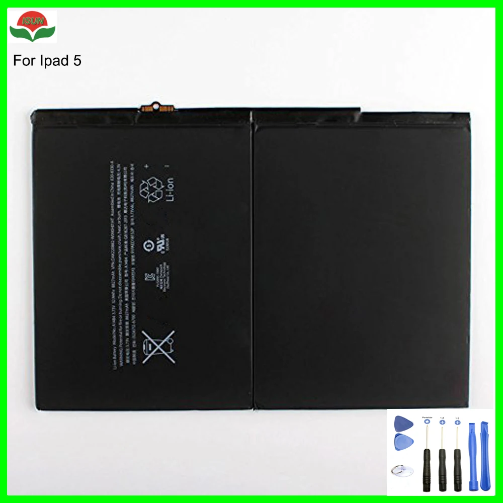 

ISUN Replacement Battery For ipad5 for iPad Air A1484 A1474 1475 8827mAh battery