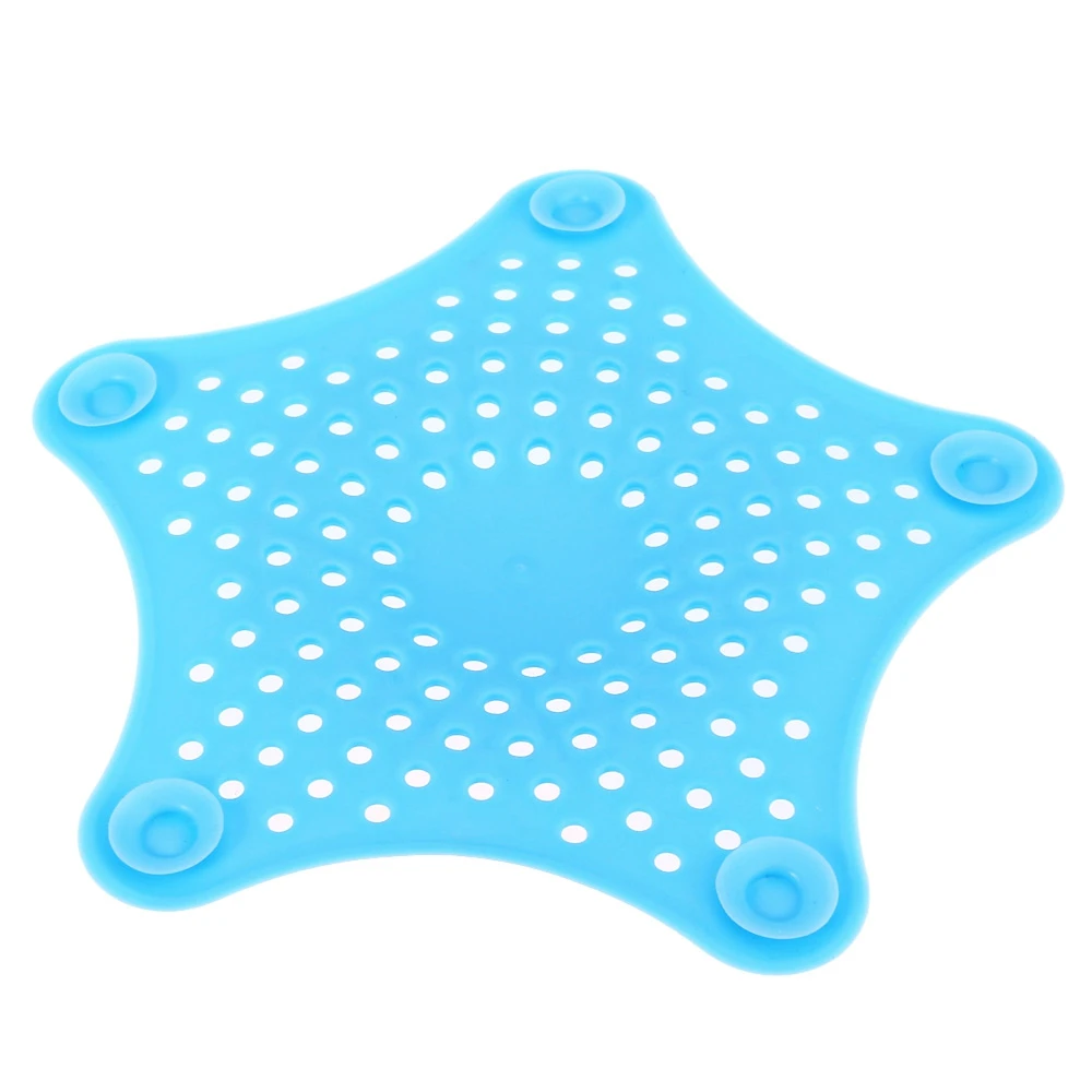 Blue Starfish Bathroom Hair Stopper Catcher Floor Drain Home Cleaning Kit of Sink Strainer Sewer Drainage Filter. | Дом и сад