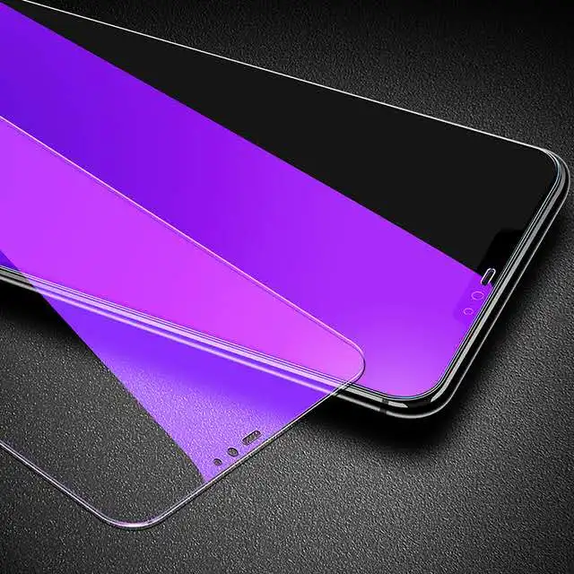 Полное покрытие фиолетового света закаленное стекло для Huawei Honor 8 9 10 8X MAX Play Защита