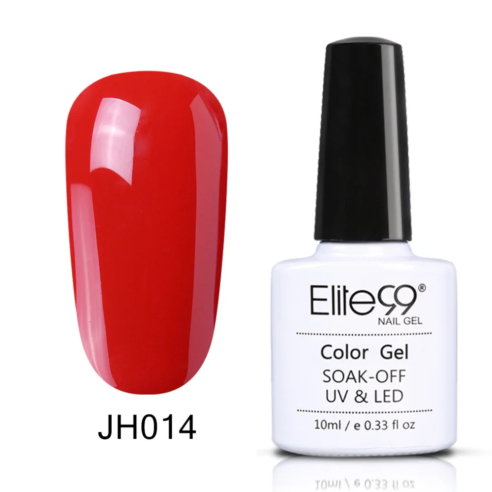 Elite99 10 мл УФ гель для ногтей винно красные цвета Гель лак Vernis Полупостоянный выбор