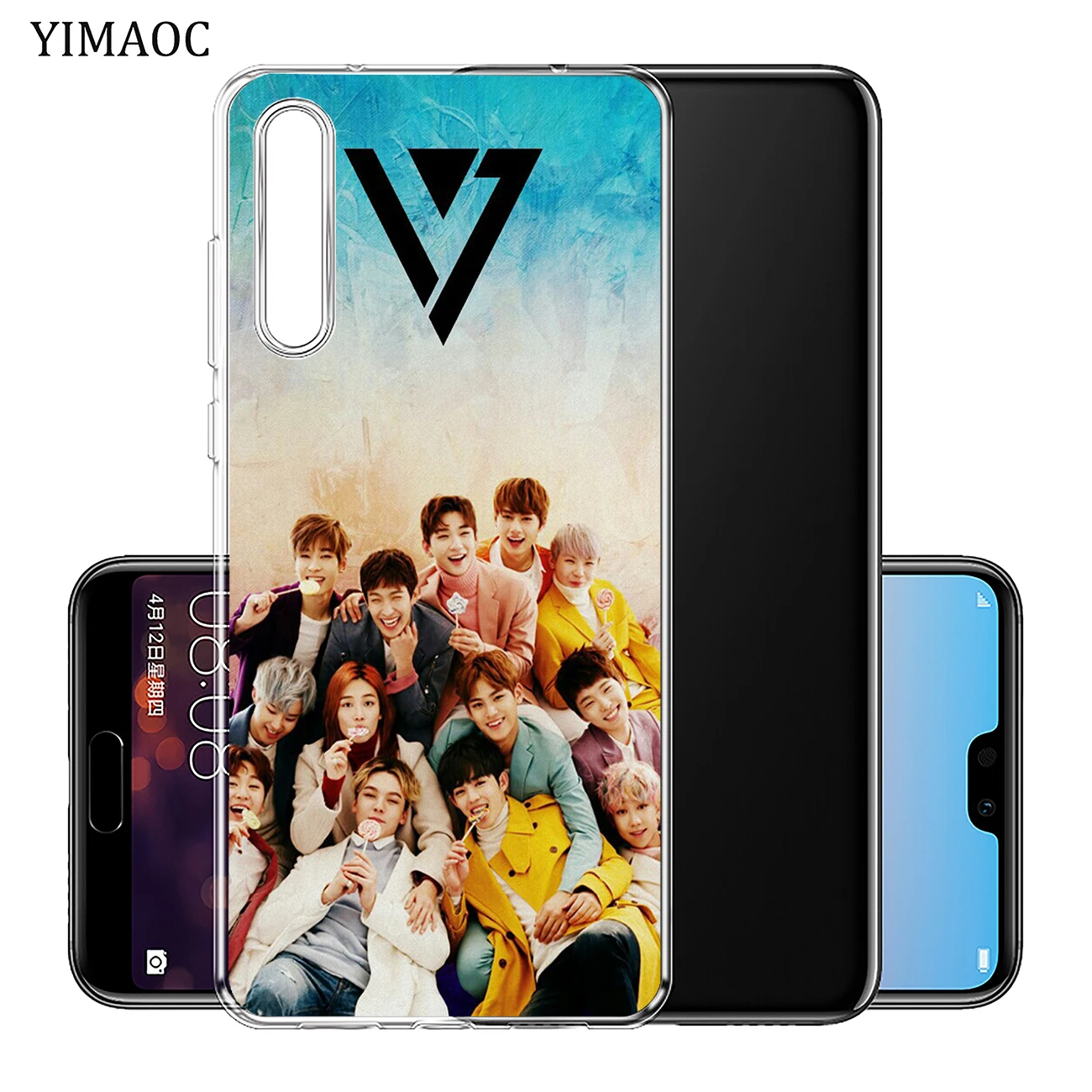 Мягкий силиконовый чехол YIMAOC Seventeen 17 Kpop для Huawei Y7 Y6 Y9 Prime 2018 Honor 20 10 8 8C 8X 9X 9 Lite 7X 7C 7A Pro