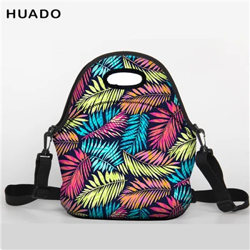 lunch bag Неопреновый водонепроницаемый Термоизолированный мешок складная сумка Ланч Пакет для пищевых продуктов мешок для пикника контейнер - Цвет: lunch bag