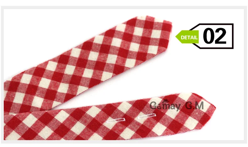 Newest Plaid 100% Cotton Ties for Men 5.0 width Skinny Neckties High Quality Adult Slim Neck Tie Free Shipping|cotton jersey knit fabric|cotton