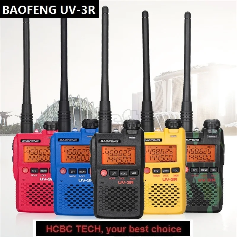 Новинка 2019 портативная мини рация BAOFENG UV 3R UHF VHF CB радиостанция HF трансивер USB