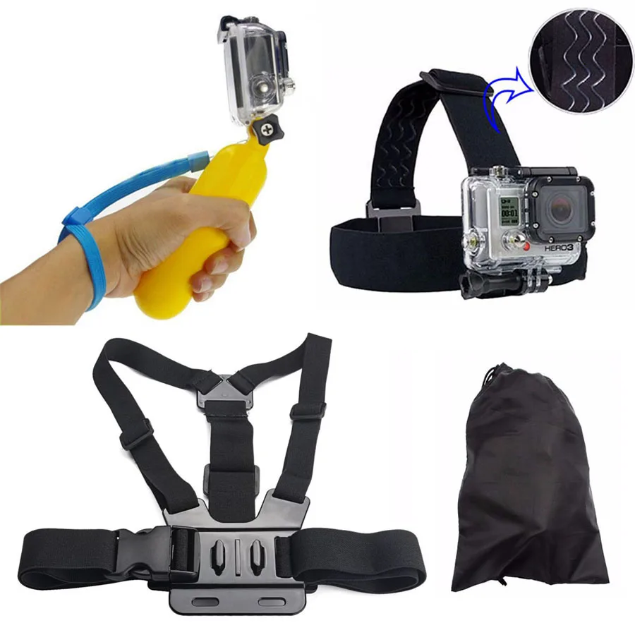 Аксессуары для экшн камеры gopro hero 4 плавающее крепление xiaomi yi 3 + 2 Black Edition SJCAM SJ4000