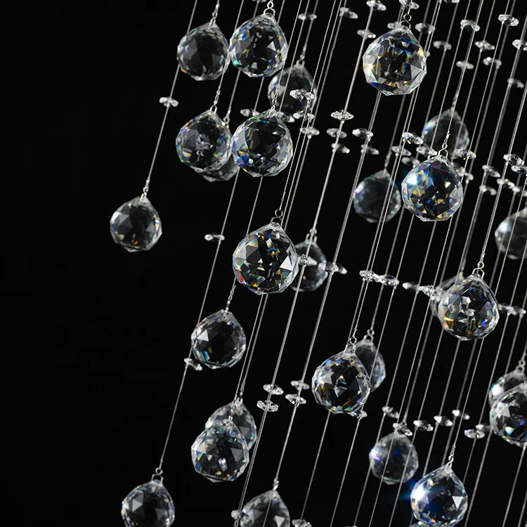 Современная прямоугольная люстра освещение для столовой подвесная хрустальная