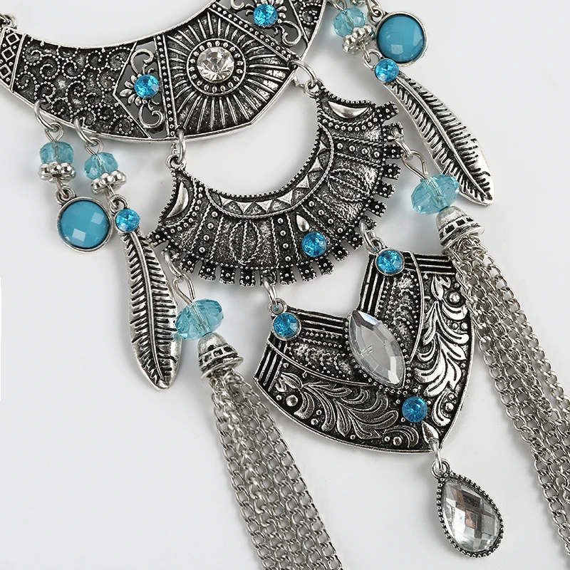 Женское Ожерелье в стиле бохо LOVBEAFAS винтажное ожерелье макси с подвесками