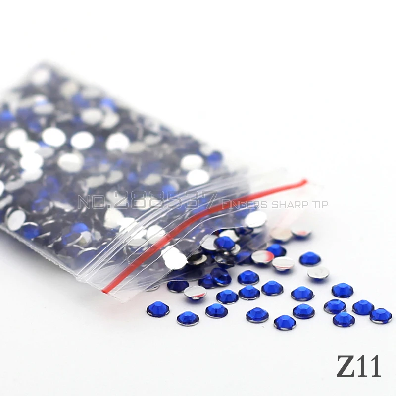 1000 шт. блестящие камни для ногтей с плоской задней поверхностью|nail rhinestones|3d nailnon