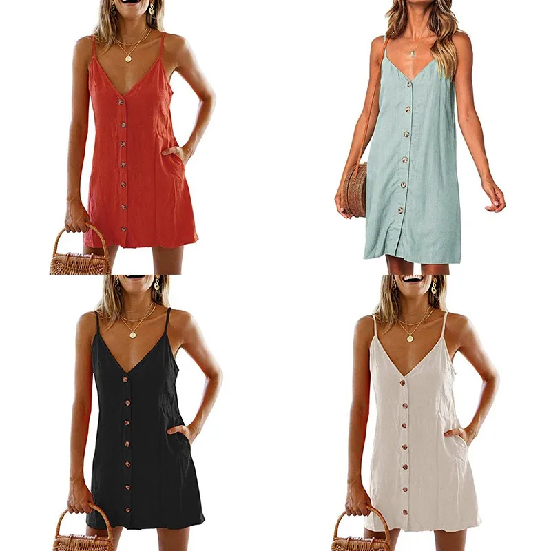 Летнее женское платье без рукавов мини-платье эластичное на бретельках