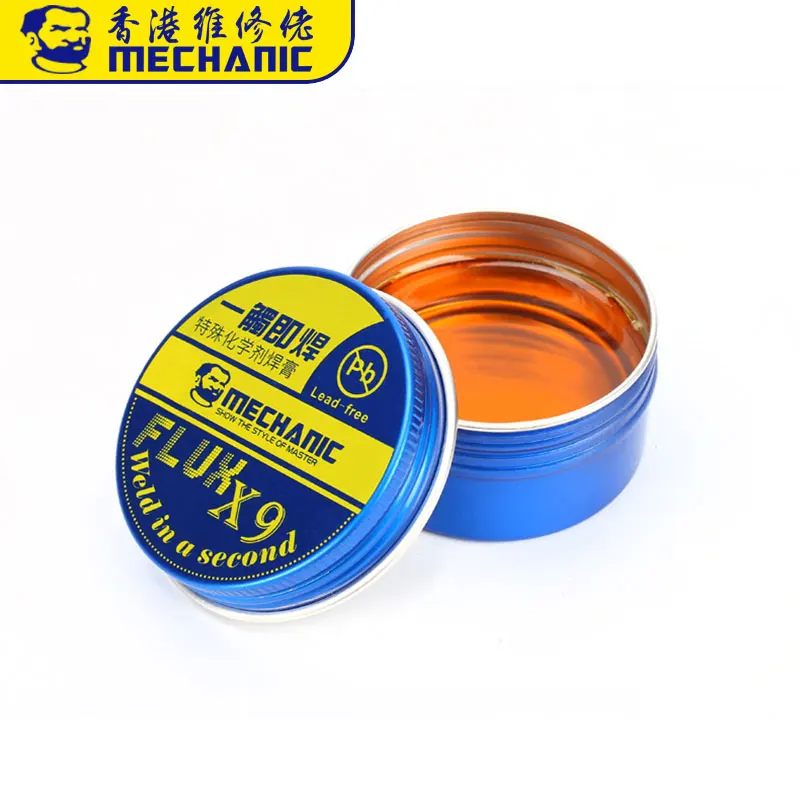 MECHANIC X9 Механик нового поколения телефон ремонт сварочный флюс без галогена паяльная паста канифоль для пайки смазка для PCB/BGA/PGA/SMD - Цвет: MECHANIC X9