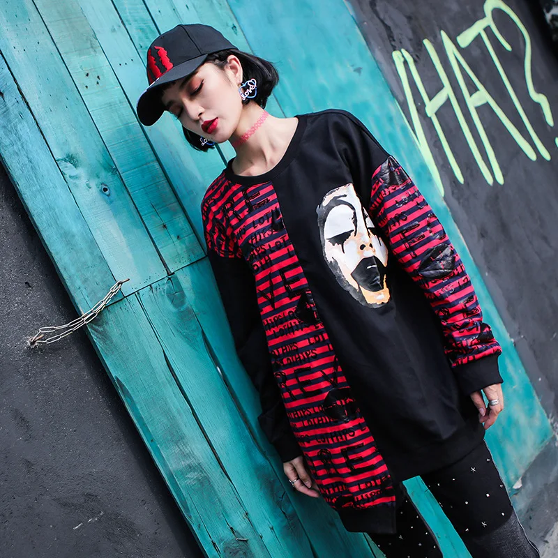 Женские толстовки свитшоты джемпер полосатые пуловеры и топы популярных цветов