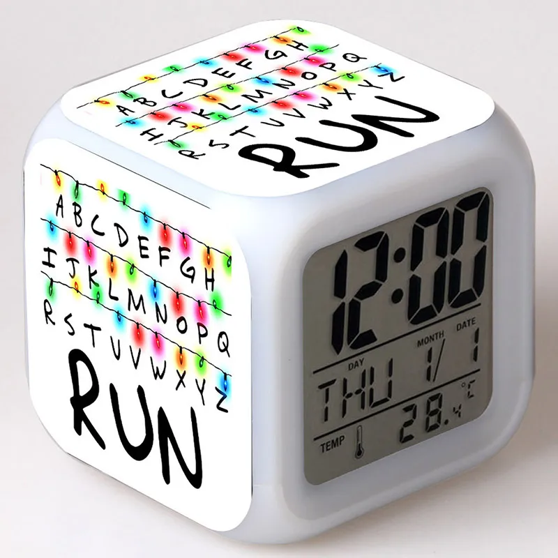 Фигурка одиннадцатой из фильма очень странные дела светодиодный Будильник