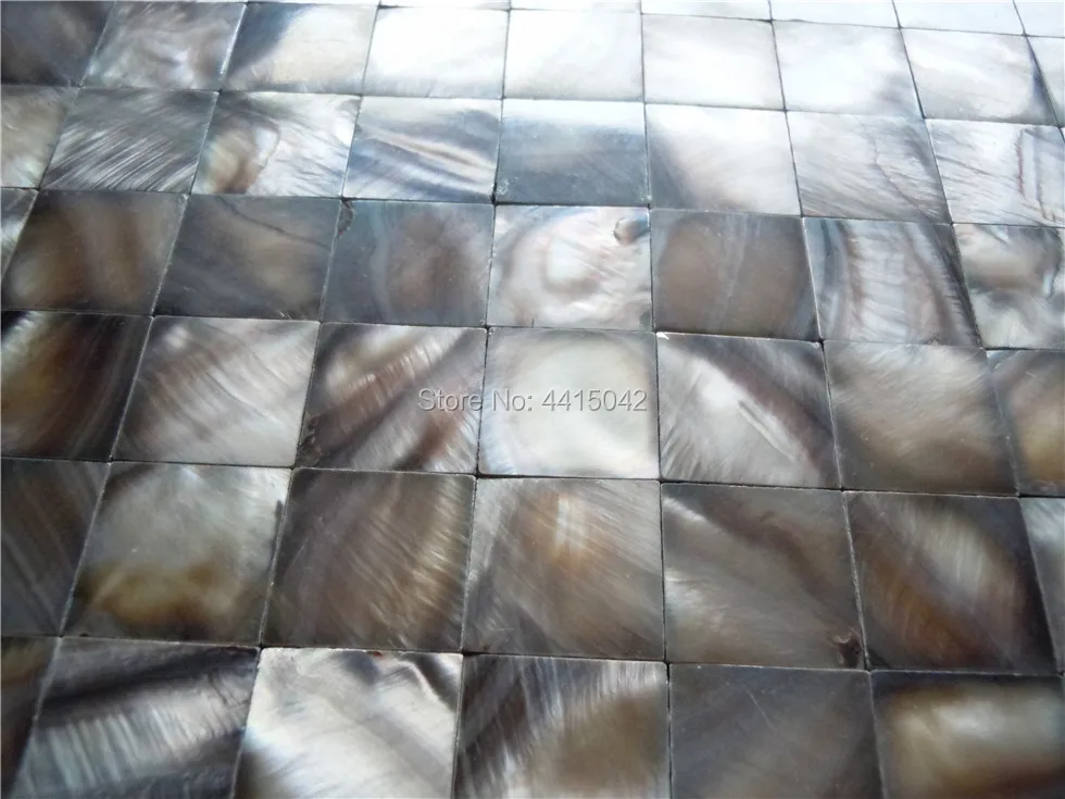 Бесшовная пресноводная мозаичная плитка из перламутра для украшения дома ванной