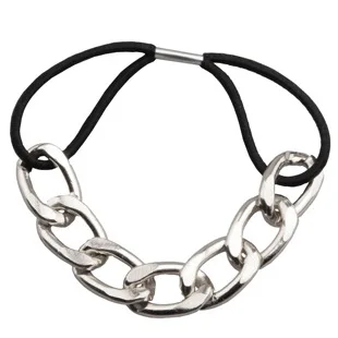 

30pcsFashion Women's Hair Accessories Metal Head Chain Headband Head Piece Elastic Hair Band Rope Girls Headbands Rubber Band