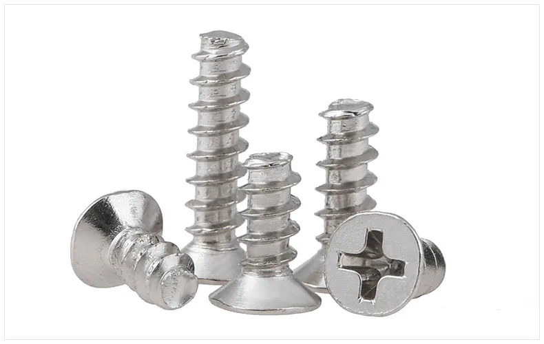 

Carbon steel Flat head self-tapping screws Hirao M1.4 M1.7 M2 M2.3 M2.6 M3 M3.5 M4 screws KB screws