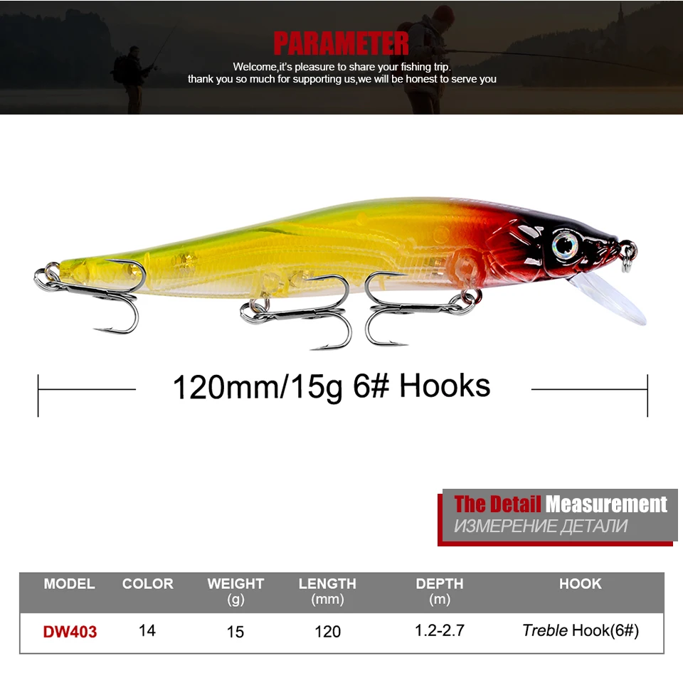 1 шт. картина Minnow приманки для ловли рыбы 12 см 14,47g жесткая искусственная приманка плавающий 3D воблер с глазами воблер окунь рыболовные снасти