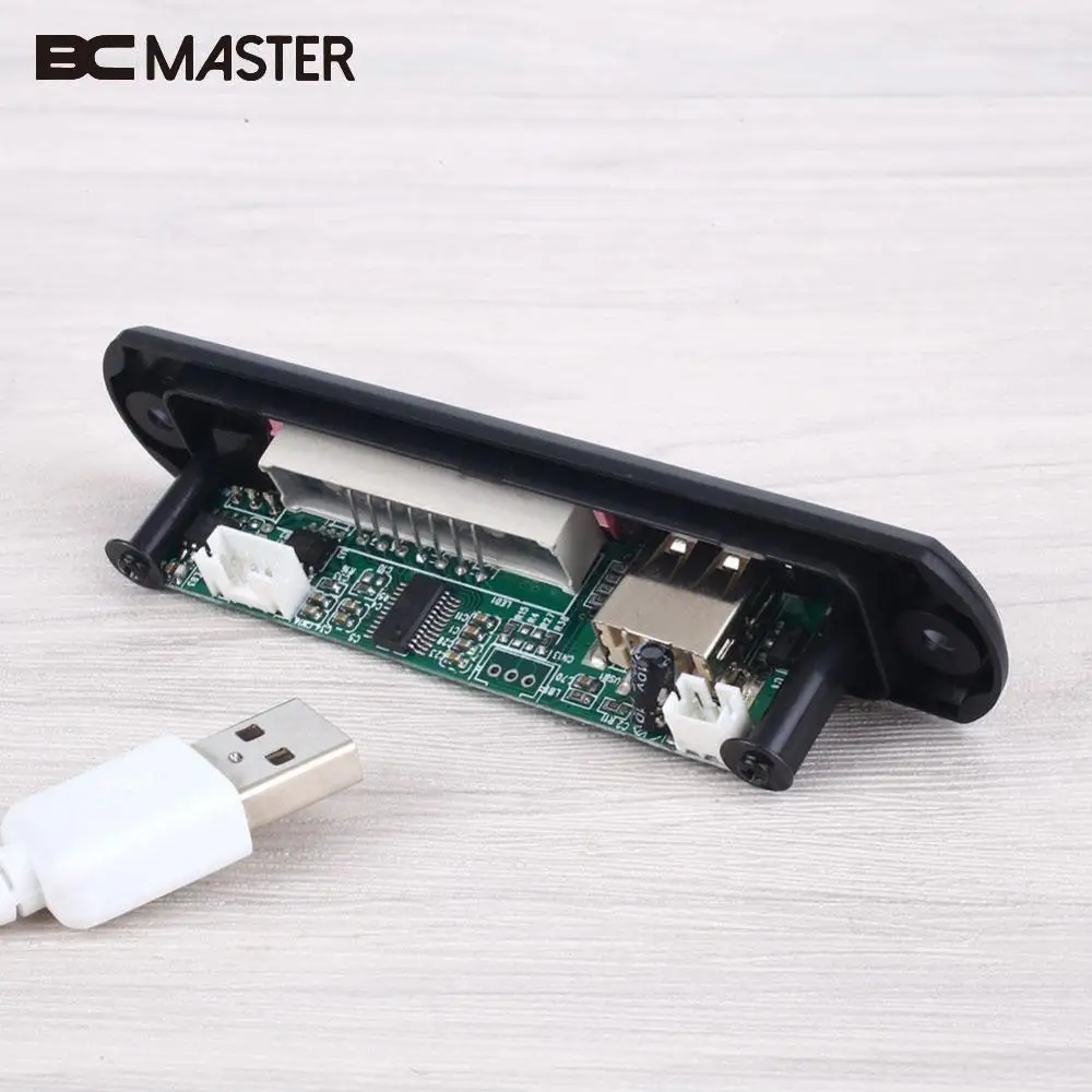 Bcmaster автомобиля MP3 декодер DIY доска 12 В Беспроводной аудио модуль USB TF радио +