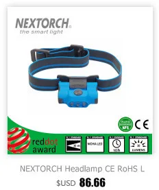 NEXOTRCH Flashlight 18650 Battery 1040 Lumen Waterproof Rechargeable Strobe Shockproof Tactical LED Flashlight Torch#TA40
