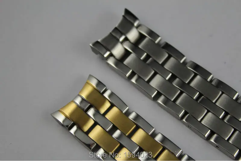 Ремешок из нержавеющей стали для часов позолоченный браслет T033 19 мм T033410A|watch band|band