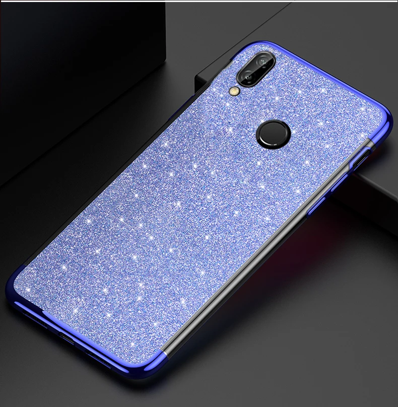 Блестящий резиновый блестящий чехол для Xiaomi Redmi Note 9 9s Pro 8 7 6 8T 9C NFC 9A 9AT 6A 7A Mi A3 A2 Lite