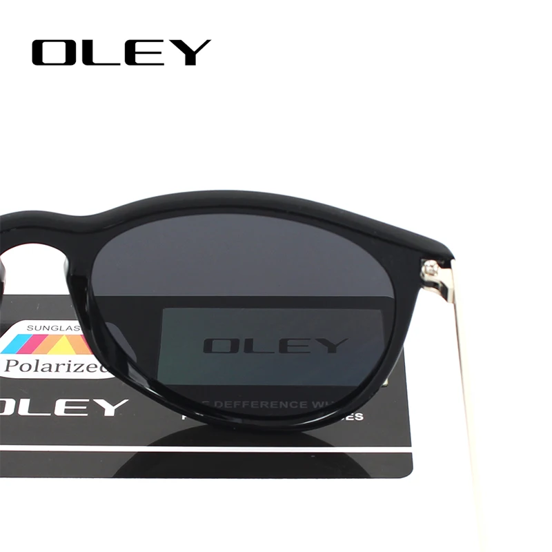 Женские солнцезащитные очки OLEY Cat Eye брендовые дизайнерские поляризационные с