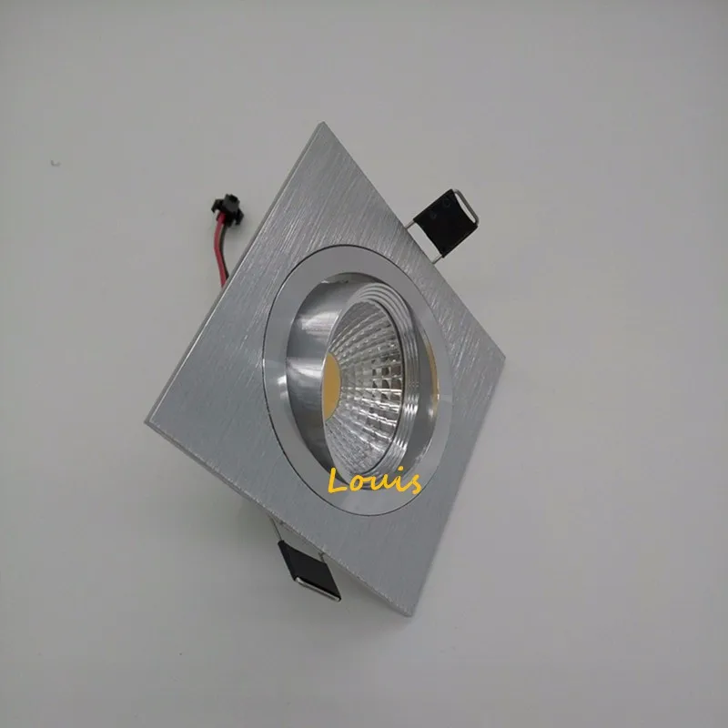 Площадь Dimmable 9 Вт 12 ВЕЛ украшения Встраиваемые Потолочные Лампы AC90 260V включите