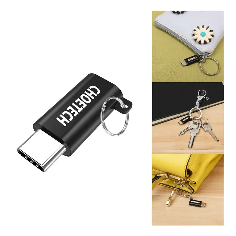 CHOETECH usb type C адаптер Micro USB к OTG переходник быстрое зарядное устройство для Samsung Galaxy