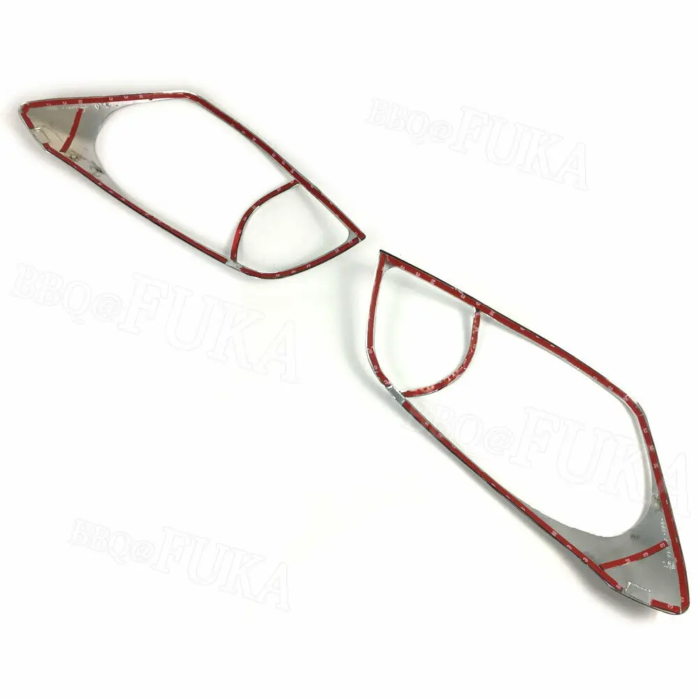 2pcs Chrome ABS Car Front Head Light Lamp Cover Trim Frame For Toyota RAV4 2009-2013 | Автомобили и мотоциклы