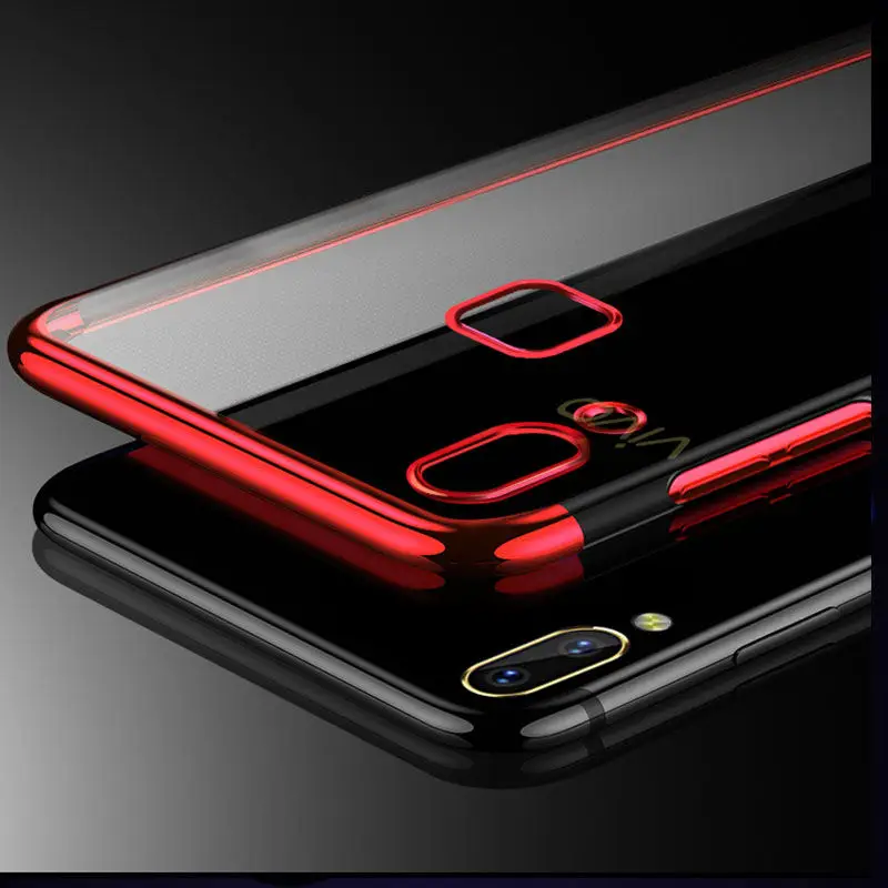 Чехол для Vivo V9 чехол Vivo Y85 чехол на заднюю часть, роскошный прочный армированный чехол для телефона из силикона Крышка для Vivo V9 V 9 молодежное 1723 VivoV9 Fundas Coque 6,3