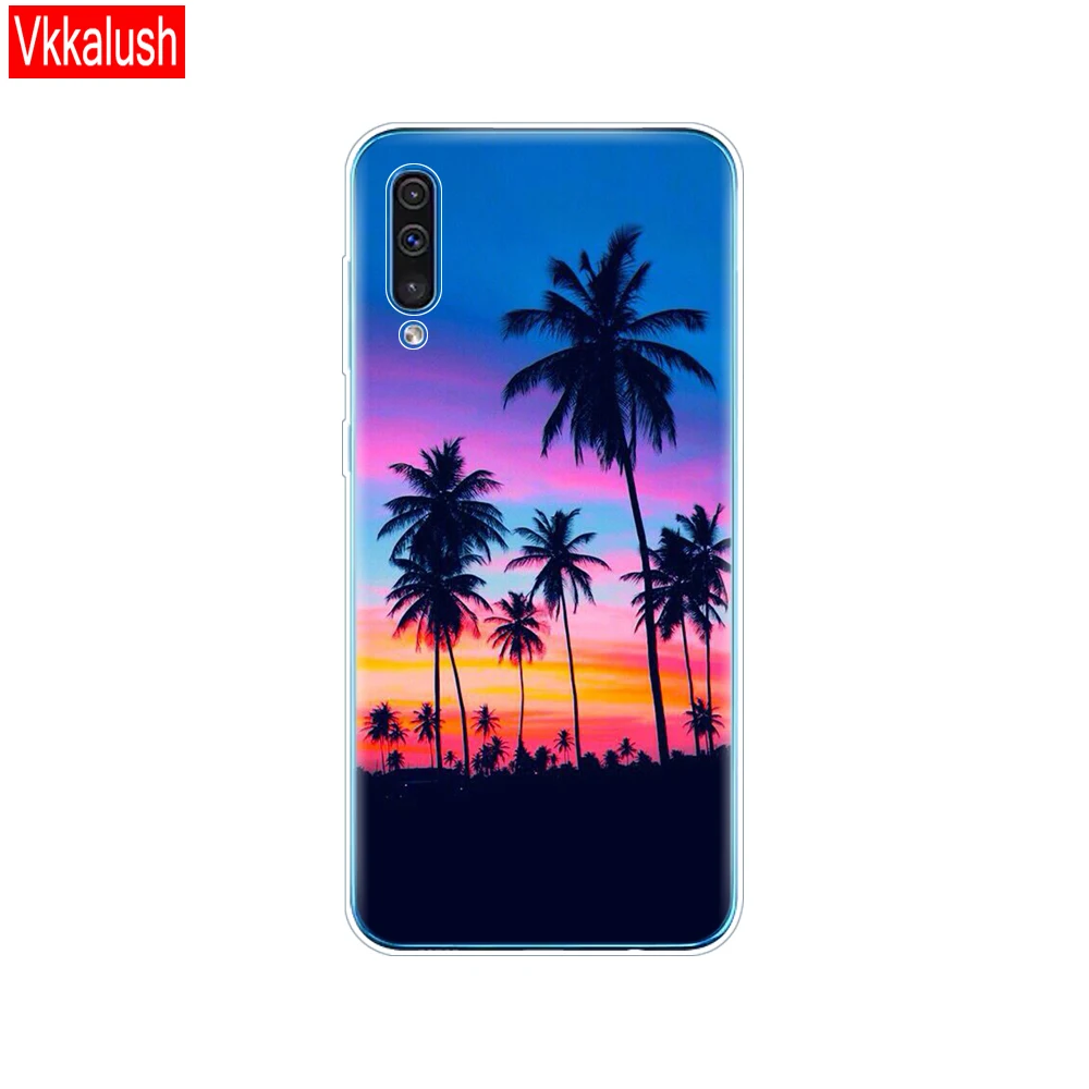 80125 Чехол для samsung Galaxy A50 Чехол Мягкий силиконовый чехол для телефона samsung A50 A505 A505F SM-A505F 6," прозрачный чехол - Цвет: 80125