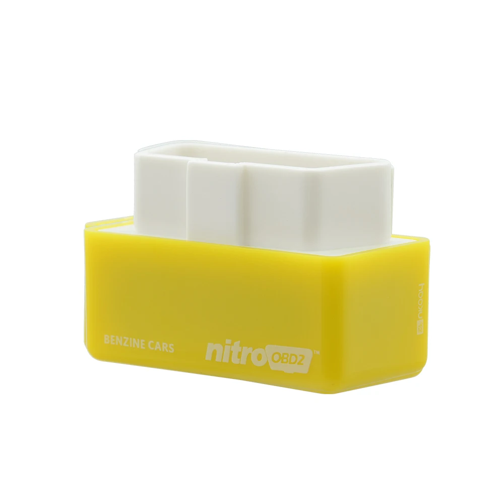 Желтый Nitroobd2 Plug& Drive OBD2 чип-тюнинг для бензиновых автомобилей Nitro OBD2 Plug больше мощности