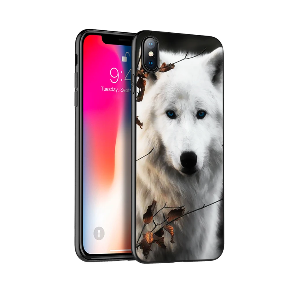 19792 Черный чехол ТПУ для iphone 5 5s se 6 6s 7 8 plus x 10 чехол силиконовый чехол для iphone XR XS MAX чехол темный Ночной Волк - Цвет: 19792