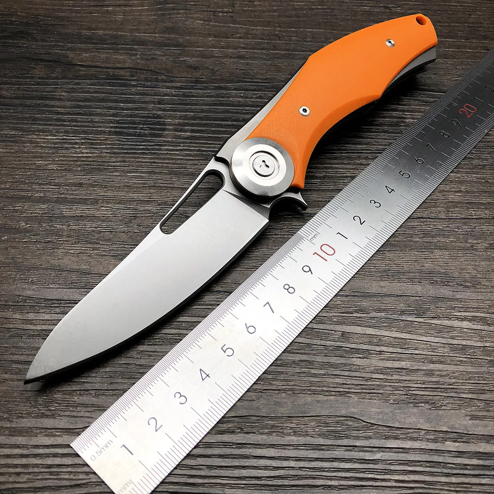 ZZSQ медведь Темный складной нож ножи D2 лезвие Тактический G10 Ручка дикого кабана