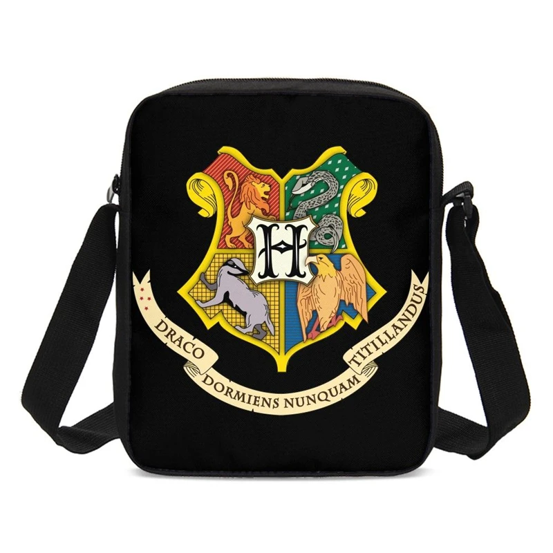Серебристый Children Magic Academy Potter Backpacks For Teenager Boys School Bags Girls Larger School Backpack Kids BookBag Laptop Bags - Цвет: Серебристый